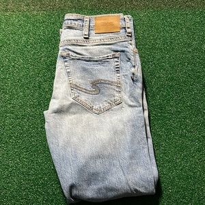 Men's Silver Jeans